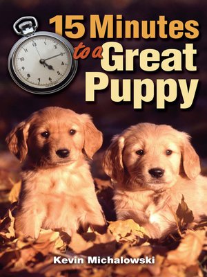 cover image of 15 Minutes to a Great Puppy